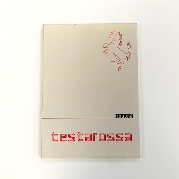 Ferrari 現品 Ferrari テスタロッサ オーナーズマニュアル