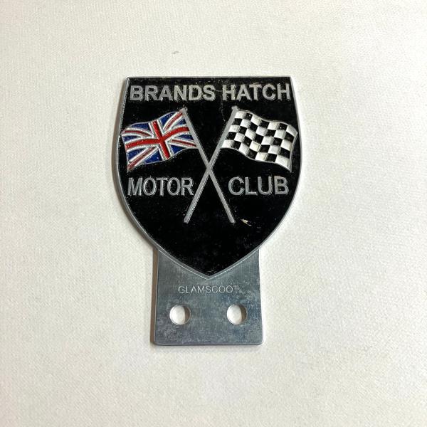 現品 BRANDS HATCH MOTOR CLUB カーエンブレム : ミニマルヤマ - 通販