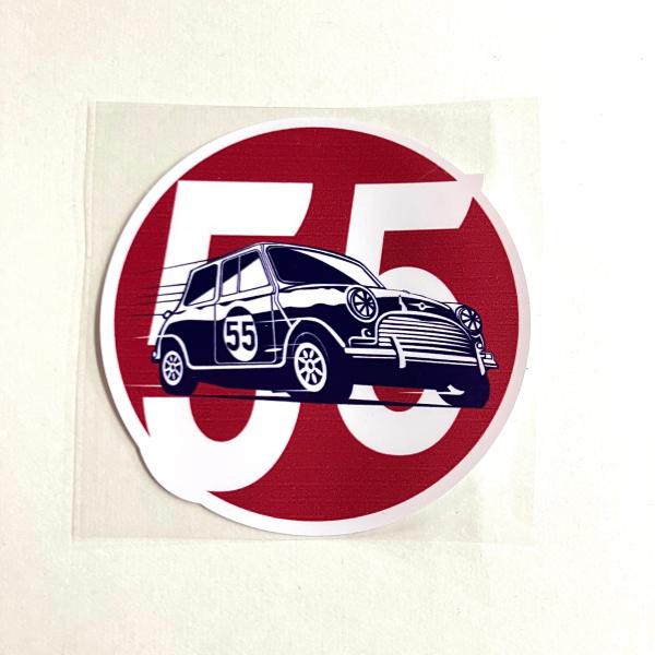 クラシックミニ ゼッケン55 ステッカー : ミニマルヤマ - 通販 - Yahoo