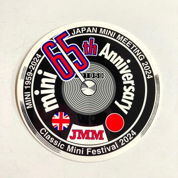 JMMミニ65周年ステッカー