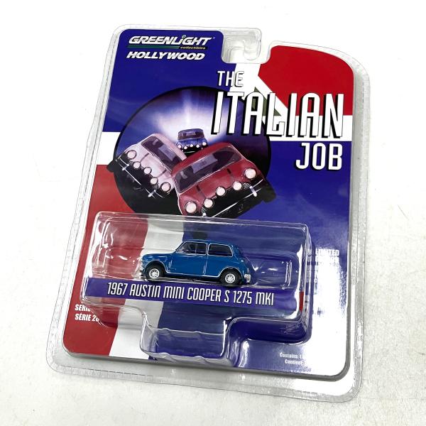 GREENLIGHT 1/64 THE ITALIAN JOB ミニカー ブルー