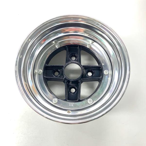 スピードスターFL-2 2枚　ミニクーパー　10インチアルミホイール スピードスター FL-2 6.5J-10 オフセット-3【シルバー