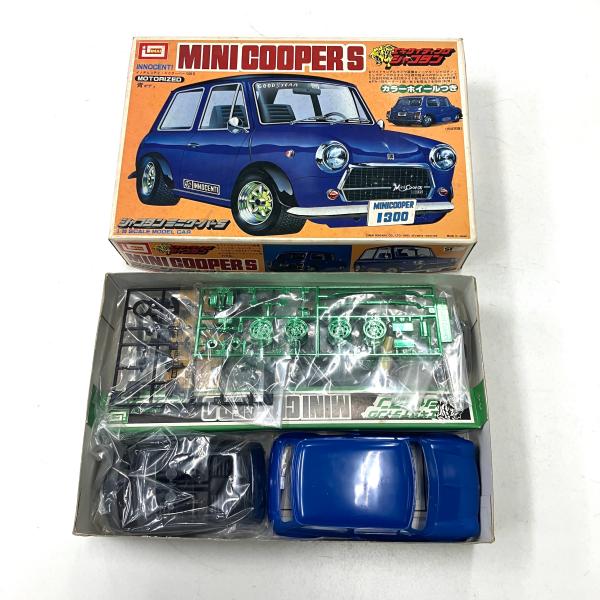 色々昔のミニプラモデル当時物 現品 新品 IMAI 1/20 INNOCENTI MINI COOPER 1300S プラモデル