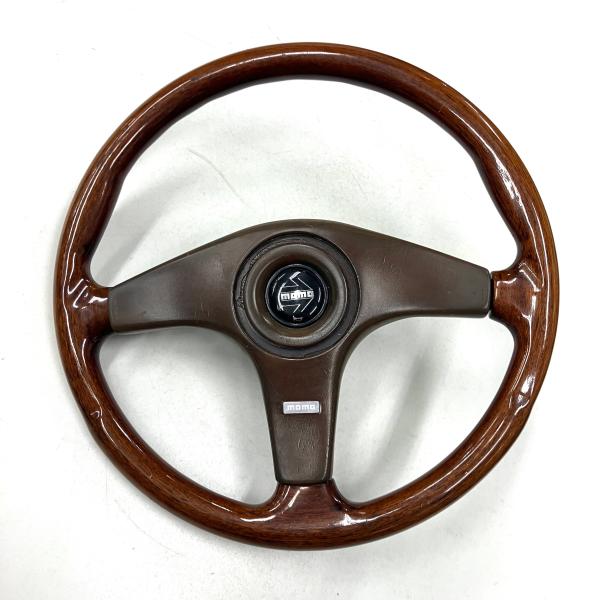 MOMO★ウッドステアリング★レトロ★旧車 MOMO☆ウッドステアリング☆レトロ☆旧車 Retro Steering Wheel momo