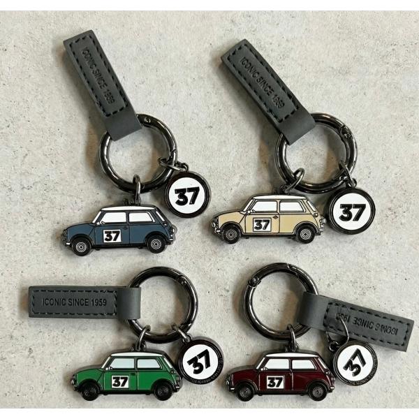 クラシックミニ ゼッケン37番 キーホルダー : ミニマルヤマ - 通販