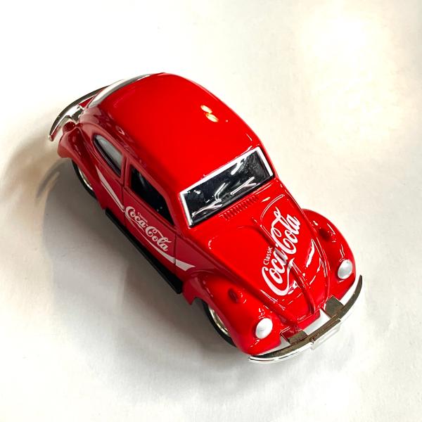 現品　フォルクスワーゲン ビートル 　コカ・コーラプリントミニカー　スモール
