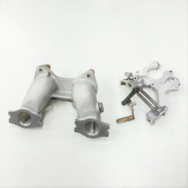現品 ウェーバー キャブレターサイドドラフト用 インテクマニホールド