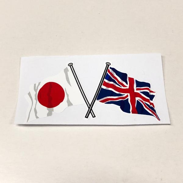 JAPAN×ユニオンジャック クロスフラッグステッカー : ミニマルヤマ