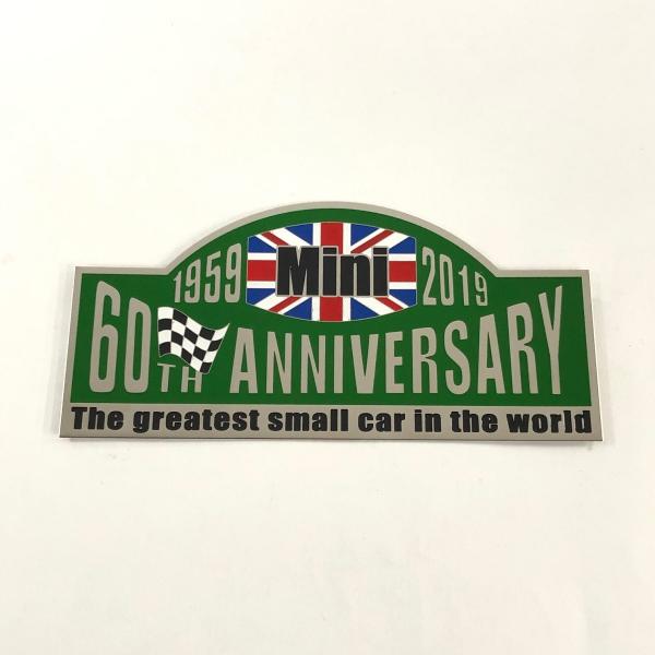 ミニ60周年記念ステッカープレート : ミニマルヤマ - 通販 - Yahoo