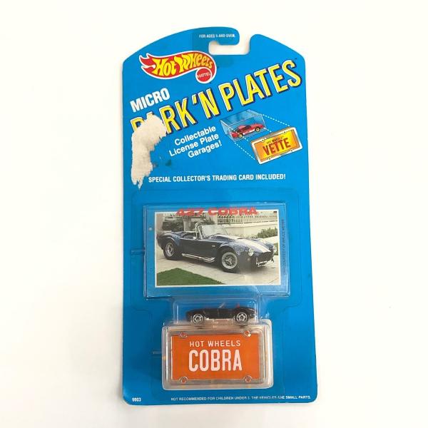 新品 絶版 HOTWHEELS MICRO PARK'N PLATES GARAGE 427 COBRA
