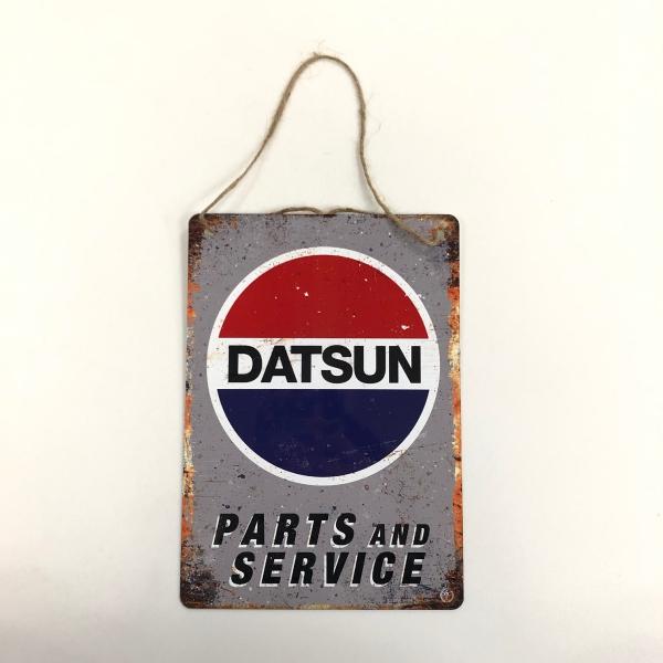 ☆vintage インテリア プレート DATSUN プレート ヴィンテージ風インテリア : ミニマルヤマ - 通販