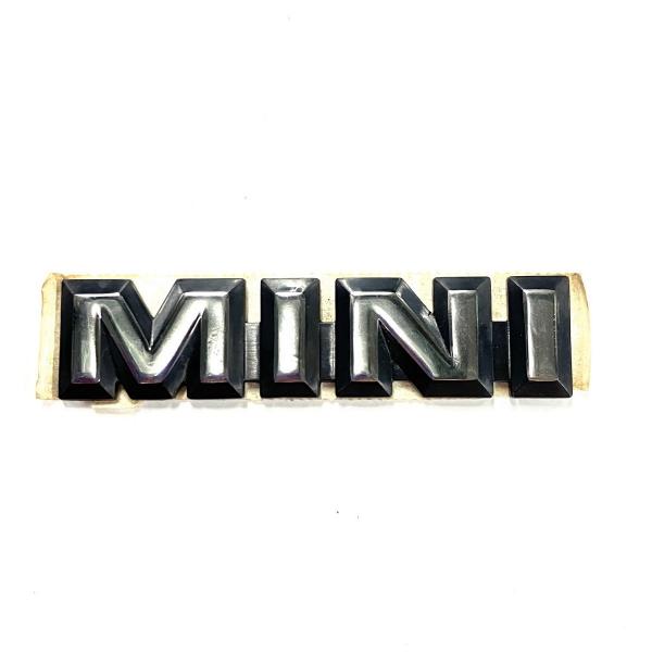 ローバー トランクエンブレム・MINI（ツヤありシルバー） : ミニ