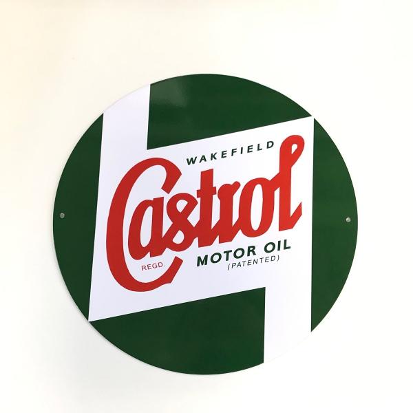 Castrol 両面看板 Castrol 大型 立看板 カストロール 両面 店頭 ビンテージ 世田谷