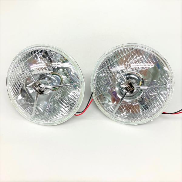 LUCAS ヘッドライトセット WW13120L レトロスタイル ルーカスPLタイプ ヘッドライトセット : ミニ