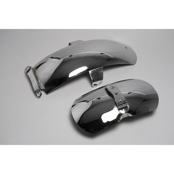 ■特長モンキーZ50A Z50Z用のフェンダー前後です。レストア用としてご使用いただけます。■適合車モンキーZ50A/Z50Z■内容フェンダー前後セット■注意フロント側の取り付けボルト穴は純正と若干ズレることを確認しています。板状の溶接ステ...