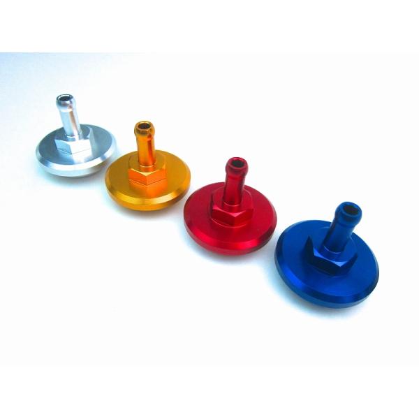 ■特徴オイルキャッチタンクのホースジョイントに使用するタペットキャップアルミ製のカラフルな4色を発売画像は代表画像のため各色を掲載しております。製品タイトルが該当製品です。■仕様アルミ製φ8ホース用*ホンダモンキーキャブレター車、Zシリーズ...