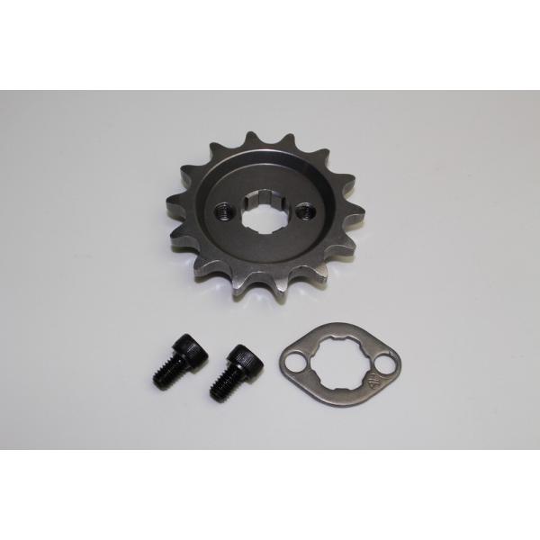 ■特徴ホンダモンキーエンジン（ノーマル仕様）専用オフセットスプロケットです。純正と比較し、ジェネレーターカバー側へ4mm移動します。必ずオフセットスペーサーと合わせてご使用ください。■内容オフセットスプロケット4mm-14丁・・・1ヶフィキ...