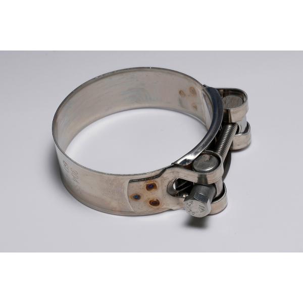 ステンレス製マフラーバンド60~63mm 【ポスト投函便】