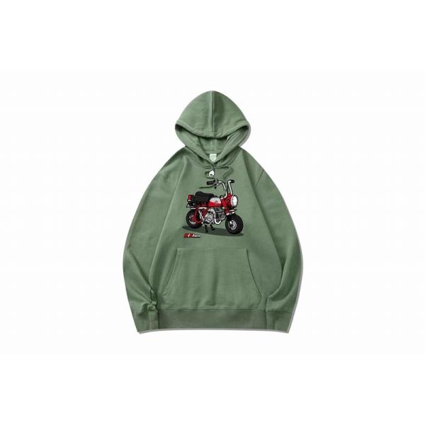 MINIMOTOロゴ入りスウェットトップス モンキーZ50AグリーンL