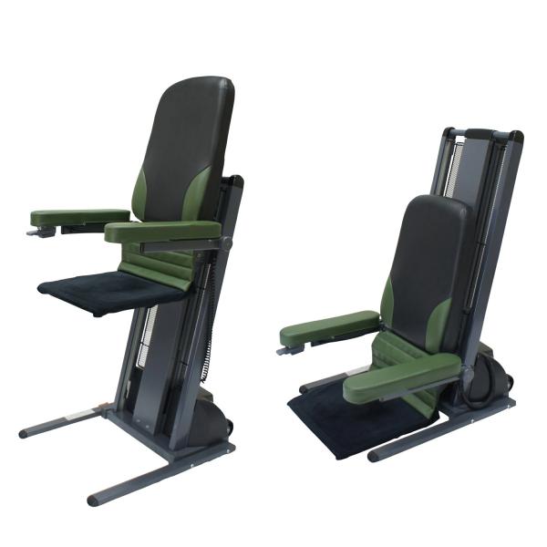 ・座板が低いから、床からの乗り降りが楽々！・座板の厚みが1.5cmの低床タイプ。●サイズ／幅69×奥行81×高さ97.5cm、昇降幅：1.5〜61cm●重さ／44kg●材質／鋼、アルミ、合板、ABS樹脂、ポリ塩化ビニール、ポリエステル●電源...