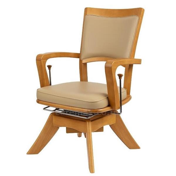 ・回って止まって前後にスライド！軽い力でテーブルにピタッ！機能アップ！・左右にロングレバーを標準装備、利き手を選びません。座面下のスペーサーの脱着により、座面高を2段階（44cm・39cm）に調整。・回転レバーを引くことでロックが解除され、...