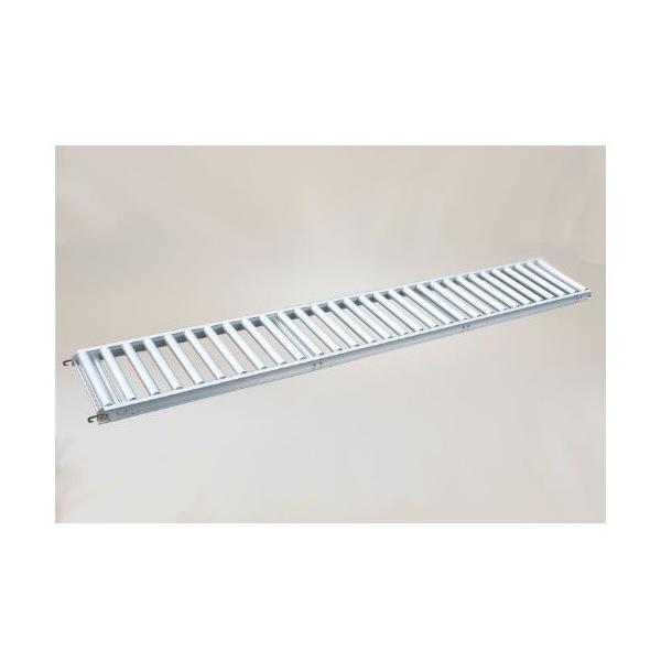 アルミ製ローラーコンベヤ　ローラー径45mmと太いので動きがスムーズです。 ローラー一本当たりの耐荷重は30kg(無衝撃状態）同じローラー幅なら連結することができます。 ※注意事項※こちらの商品は法人様・店舗様向けとなっております。必ずお届...