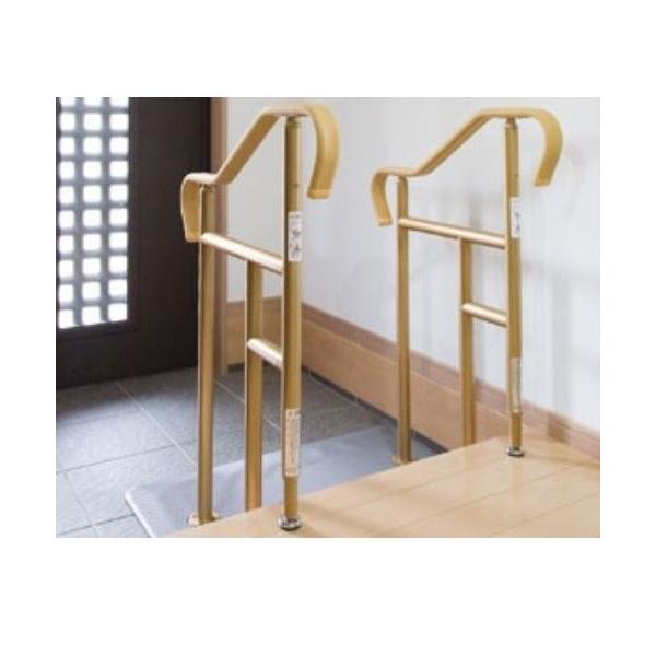 ベースプレートがコンパクトなタイプになります。手すりが両側についているので安心して段差の上り下りができます。限られた玄関のスペースにも設置することができます。安心して身体を預けられる手すり:手すりは楕円状で握りやすく、熱くなり過ぎず、冷たく...