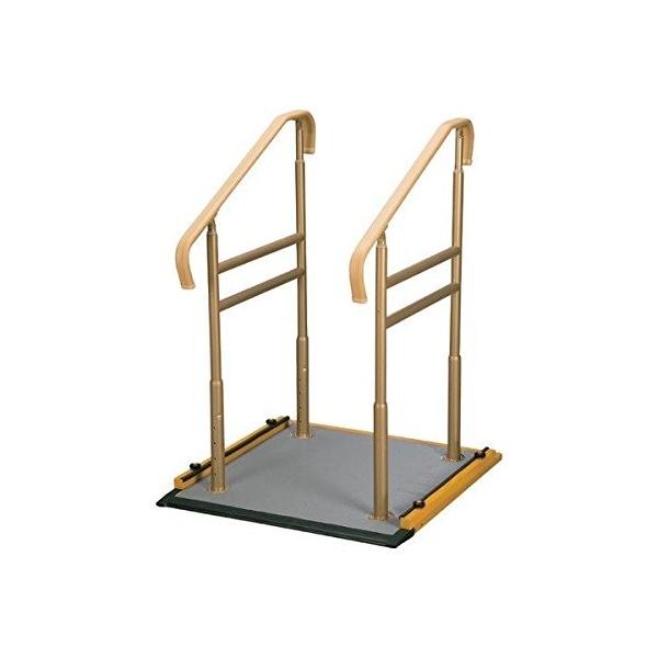 ・パーツごとに分かれており、搬入がしやすい、置くだけ手すり。・ベースはFRPを使用しているため軽量化されています。・置くだけで簡単に設置可能。（ビス固定不要）●サイズ／幅80×奥行87×高さ88〜126cm●重さ／約34.9kg●材質／手す...