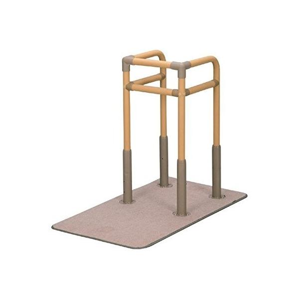 ・段差の小さいベースプレート。（フラットでつまずきにくい構造）・丸洗いできる着脱式マットでいつも清潔に！・ビス固定の取替式ベースプレートエッジカバー。（接着剤未使用で、着脱が容易）・重たいべースプレートを裏返したりせずに、表面より支柱を取り...