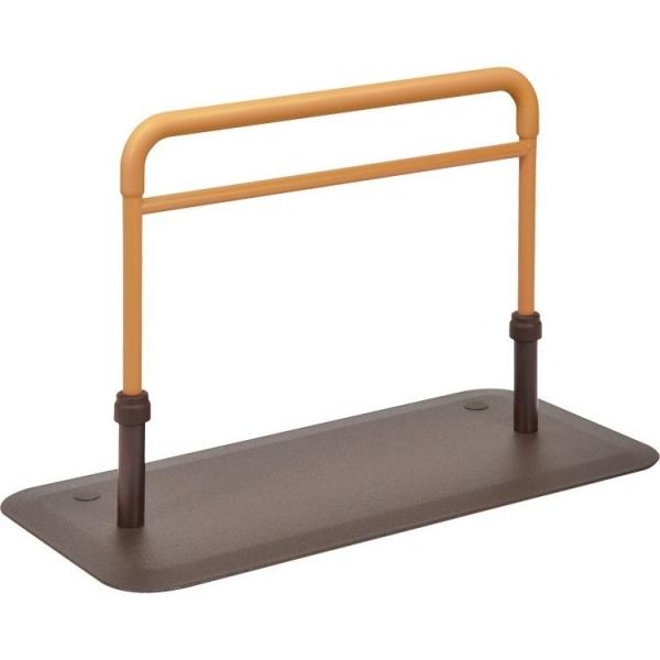 置くだけで生活動作を広げる床置き型手すり●サイズ／ベース部：幅50×長さ105cm、手すり部：幅81×高さ70〜80（3段階／5cm）cm、手すり径／（トップグリップ）4.8×3.9cm・（ミドルグリップ（楕円））3.1×2.8cm●重さ／...