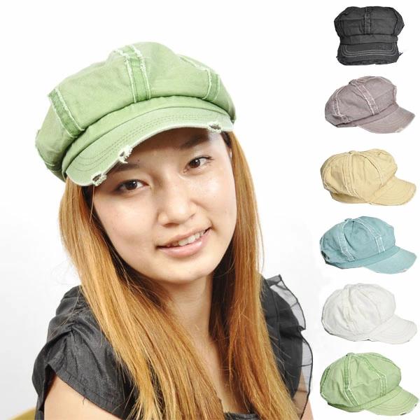 帽子 ビンテージ加工 ハンチング帽子 コットン ウォッシュ加工 キャップ 野球帽 cap hat【メール便送料無料】