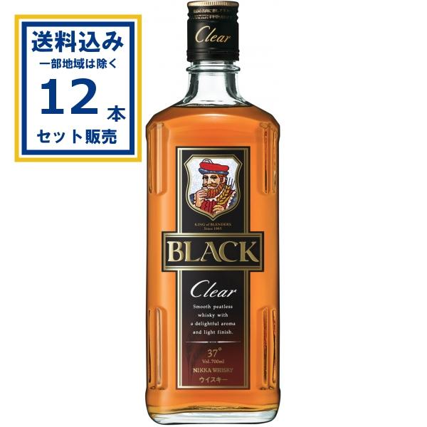 ブラックニッカ クリア アサヒ ブラックニッカクリア 瓶 700ml×12本