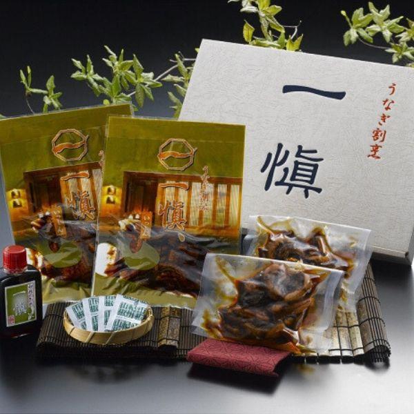 【商品情報】きざみ鰻と鰻の肝煮の「うな丼」セットです。香りとコクのある「一愼」特製の蒲焼のたれは鰻本来の旨味を引き立たせます。うなぎ割烹「一愼」の自慢の味を是非ご家庭でご賞味ください。【セット内容】きざみ鰻45g×2、鰻肝煮50g×2、蒲焼...