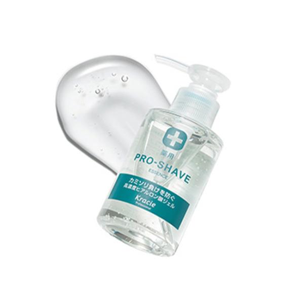 高濃度ヒアルロン酸でお肌を保護。シェービング保護剤プロシェーブが薬用（医薬部外品）になって新登場。シェービングだけでなく、パック、化粧水、マッサージ等、サロンでの施術前のお肌の保護剤としてご使用頂けます。・薬用なのでカミソリ負けを防ぎます・...