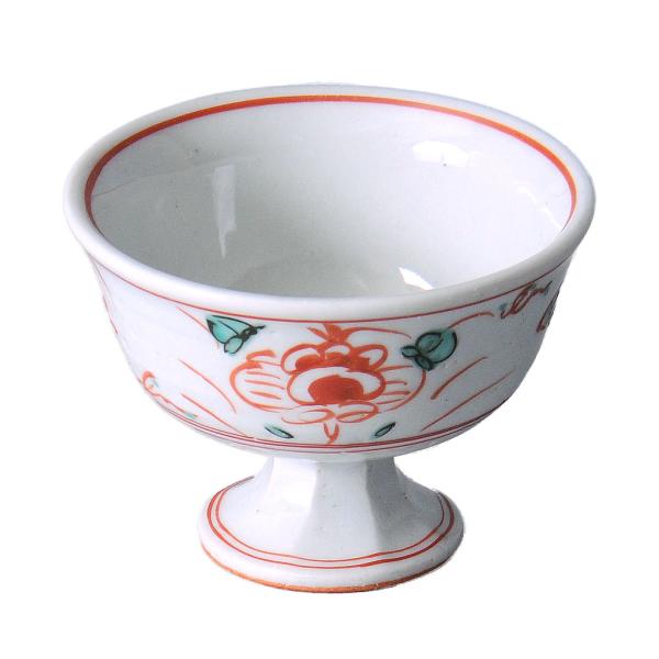 赤絵花鳥高台鉢 和食器 高台小鉢 業務用 約10.4cm 在庫処分品 数量限定