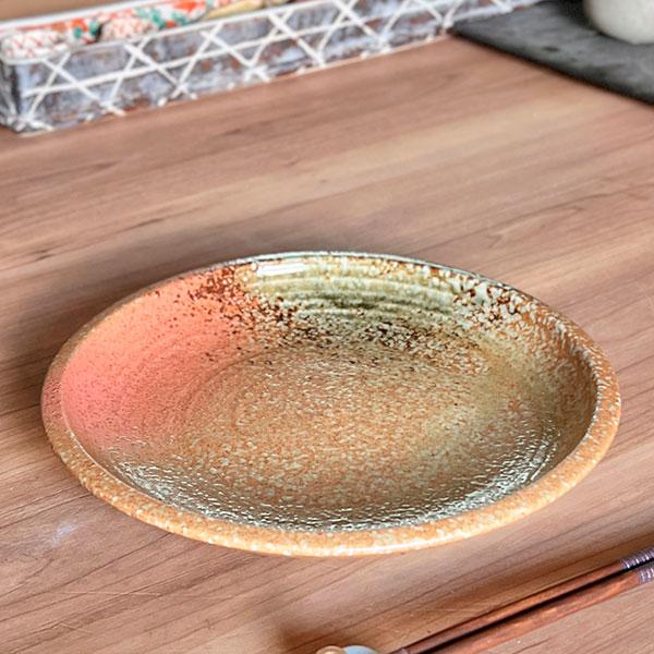 京唐津くくり手8.0丸皿 和食器 丸皿（中） 業務用 約24.5cm 和食 和風