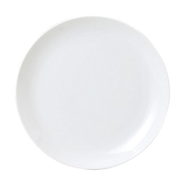   589 ホワイト皿 レーラホワイト 7.5吋メタ皿 白い器 洋食器 丸型プレート（S） 業務用