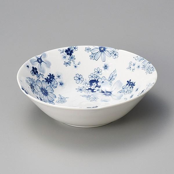 陶磁器　花柄　小鉢　和え物皿　酢の物皿　30個 花集い5.5鉢 和食器 中鉢・煮物鉢 業務用 約17cm 花柄 和食 和風 鉢