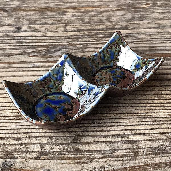 いろり石目型2連皿 小 和食器 仕切皿 2品皿 3品皿 業務用 約13 1cm 和食 和風 焼肉店 たれ ニンニク 岩塩 S0043 0248 業務用食器専門 みんなの倉庫 通販 Yahoo ショッピング