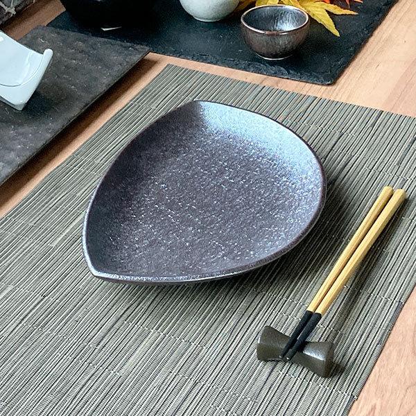 銀彩半月皿 和食器 半月皿 業務用 約25.2cm 和食 和風 揚げ物 焼き魚
