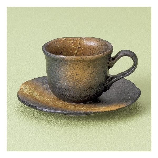 備前焼 コーヒー碗皿 陶印有り 備前焼 コーヒー碗皿 | いえん陶器店
