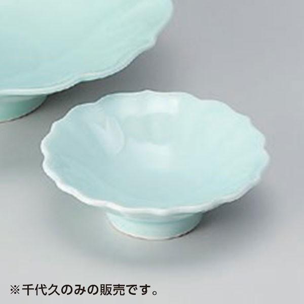 翡翠花形千代口 和食器 刺身用千代久 業務用 約8.5cm さしみ用 お造り 