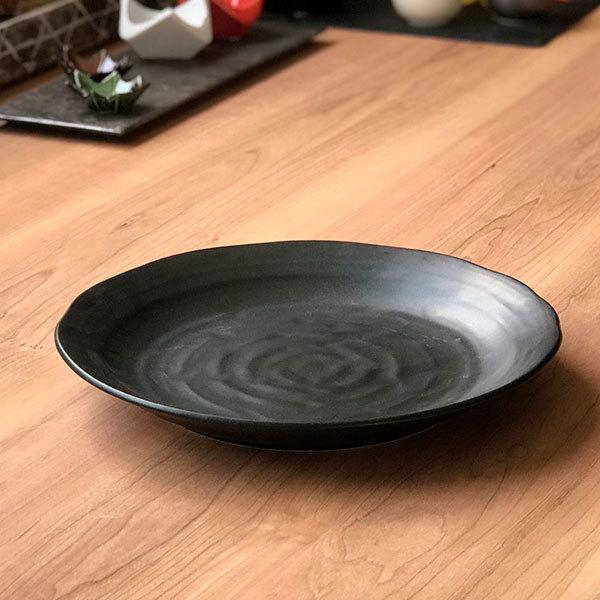 黒マット8.0皿 27cm 和食器 丸皿(大) 業務用 : 業務用食器専門 黒マット8.0皿 27cm 和食器 丸皿(大) 業務用 : 業務用食器専門
