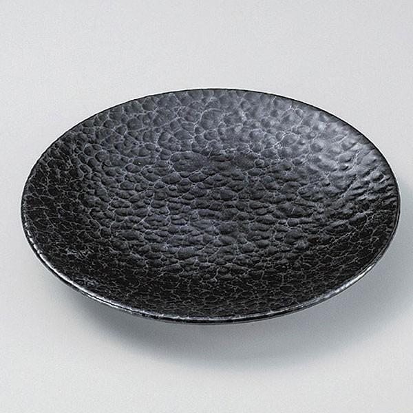 黒銀彩7.0皿 22cm 和食器 丸皿（中） 業務用 : 業務用食器専門