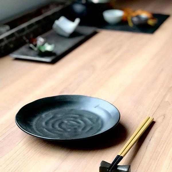 黒マット6.0皿 19cm 和食器 丸皿(中) 業務用 : 業務用食器専門 黒マット6.0皿 19cm 和食器 丸皿(中) 業務用 : 業務用食器専門