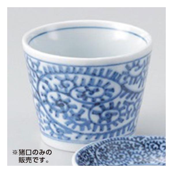 タコ唐草そば猪口 8cm 和食器 そば徳利・そば猪口・薬味皿 業務用 約