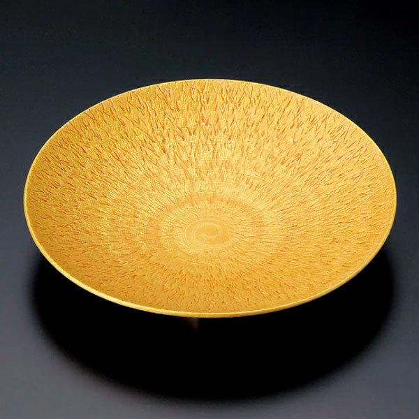 金彩とちり丸皿 和食器 丸皿（中） 業務用 約22.7cm 和食 和風 中皿