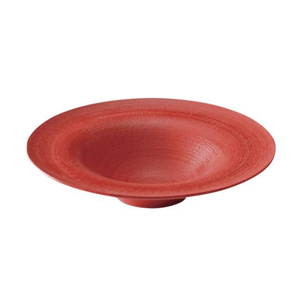 Stella（ステラ）赤刷毛 24cmボウルプレート 約24.3cm 洋食器 丸型