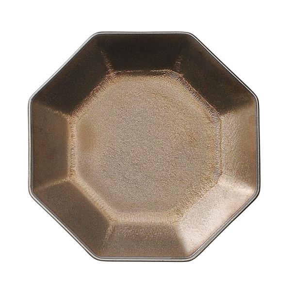 ゴールド 八角特取皿 約12cm 和食器 松花堂パーツ 業務用 : 業務用食器