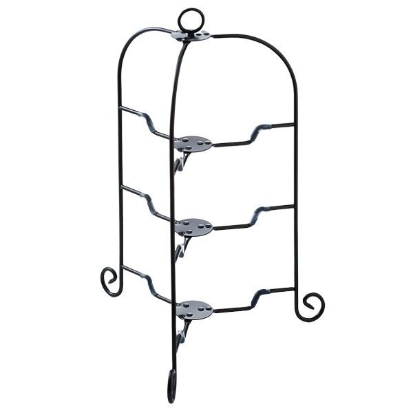 ケーキスタンド ドルチェ 3段 Bk ガラス プレート 丸 業務用 約310mm S0845 Qx 5579 業務用食器専門 みんなの倉庫 通販 Yahoo ショッピング